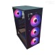 Xander Ahlan Mesh 4 Fans ARGB ATX Case + PSU 550W 80+