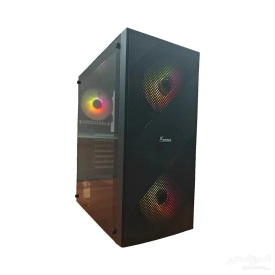 Xander Ahlan Mesh 4 Fans ARGB ATX Case + PSU 550W 80+
