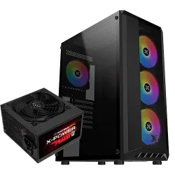 Xigmatek Master X Pro + X Power 700W 80+ White Mid Tower Case