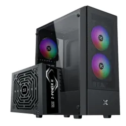 XIGMATEK Hero II AIR ARGB Case + Z-POWER II Z650 500W PSU 