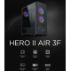 XIGMATEK Hero II AIR RGB Case + Z-POWER II Z650 500W PSU 