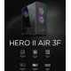 XIGMATEK Hero II AIR ARGB Case + Z-POWER II Z650 500W PSU 