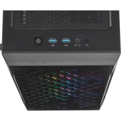 CORSAIR iCUE 220T RGB Airflow Black ATX Mid-Tower Smart Case (3x120mm RGB fan)