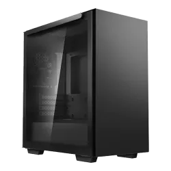 DeepCool MACUBE110 Black Case (1x120mm Fan No RGB) with Magnetic Tempered Glass