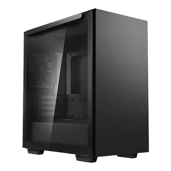 DeepCool MACUBE110 Black Case (1x120mm Fan No RGB) with Magnetic Tempered Glass