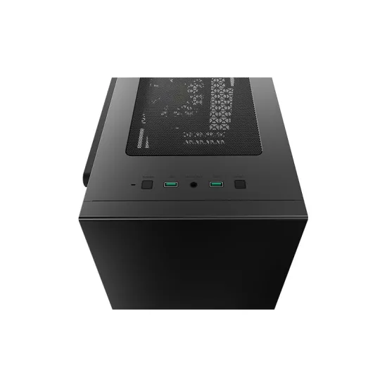 DeepCool MACUBE110 Black Case (1x120mm Fan No RGB) with Magnetic Tempered Glass