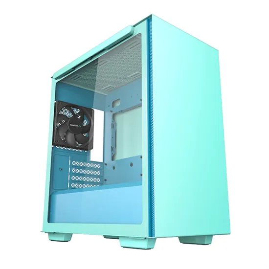 DeepCool MACUBE110 Green Case (1x120mm Fan No RGB) with Magnetic Tempered Glass
