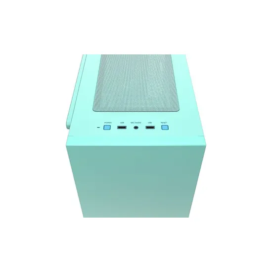 DeepCool MACUBE110 Green Case (1x120mm Fan No RGB) with Magnetic Tempered Glass