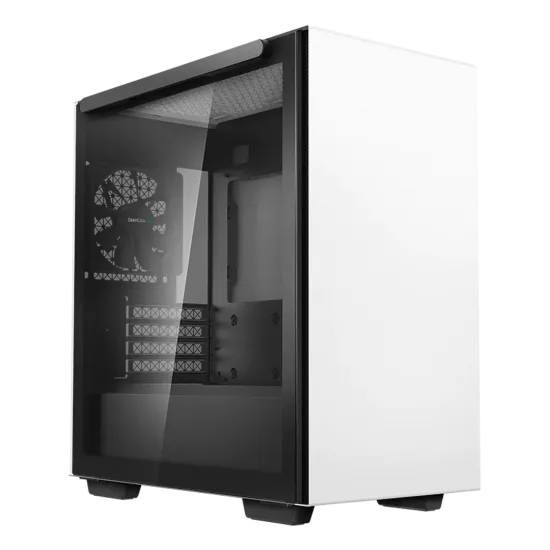 DeepCool MACUBE110 White Case (1x120mm Fan No RGB) with Magnetic Tempered Glass