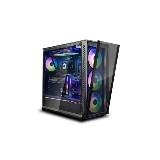 DeepCool MATREXX 70 Black E-ATX Mid-Tower Case (3x120mm ARGB fan, 1x Fan Non RGB)