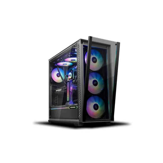 DeepCool MATREXX 70 Black E-ATX Mid-Tower Case (3x120mm ARGB fan, 1x Fan Non RGB)