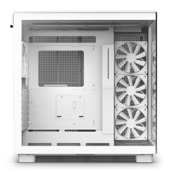 NZXT H9 Flow Mid-Tower Case - White