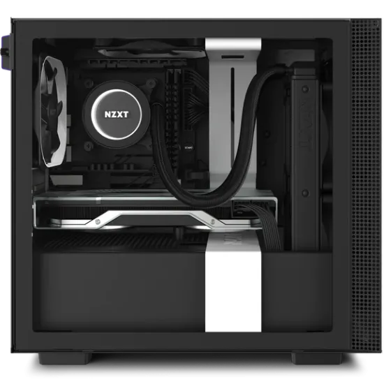 NZXT H210  Mini-ITX PC Gaming Case White-Black