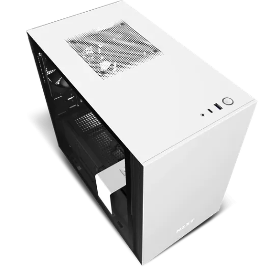 NZXT H210  Mini-ITX PC Gaming Case White-Black