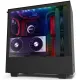 NZXT H510i Compact Black-Red ATX Mid-Tower Case 2x120mm Fan No RGB 2 Integrated LED Strips RGB Co