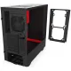 NZXT H510i Compact Black-Red ATX Mid-Tower Case 2x120mm Fan No RGB 2 Integrated LED Strips RGB Co