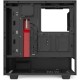 NZXT H510i Compact Black-Red ATX Mid-Tower Case 2x120mm Fan No RGB 2 Integrated LED Strips RGB Co