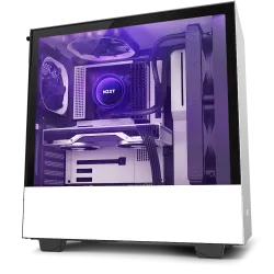 NZXT H510i Compact Mid Tower White-Black Chassis