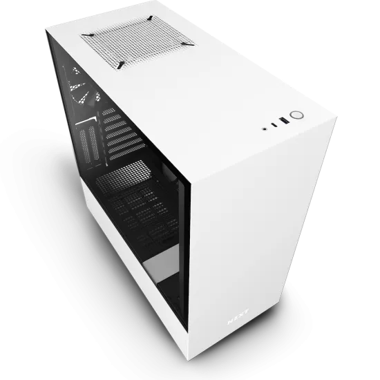 NZXT H510i Compact Mid Tower White-Black Chassis