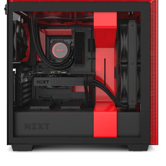 NZXT H710 Mid Tower Black-Red Chassis
