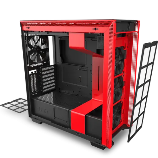 NZXT H710 Mid Tower Black-Red Chassis