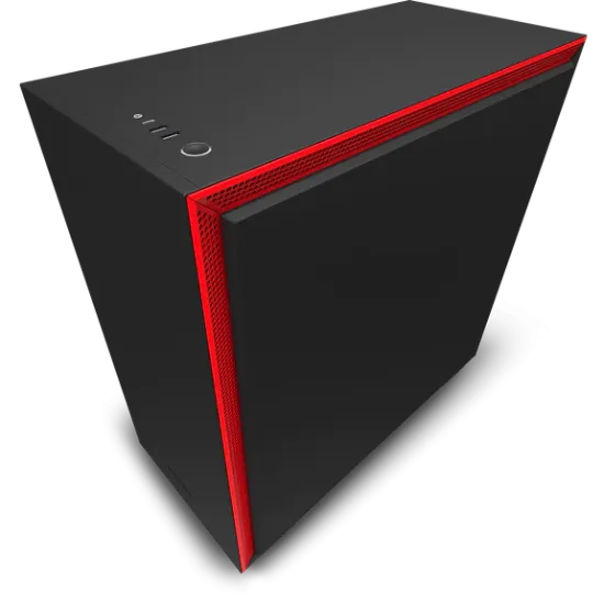 NZXT H710 Mid Tower Black-Red Chassis