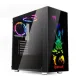 Redragon Steeljaw GC-608 Mid-Tower Gaming Case 4 Fan 2 RGB 2 Fan Balck 