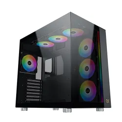 XIGMATEK AQUA Ultra Air Super Tower Case 7 Fan ARGB Black