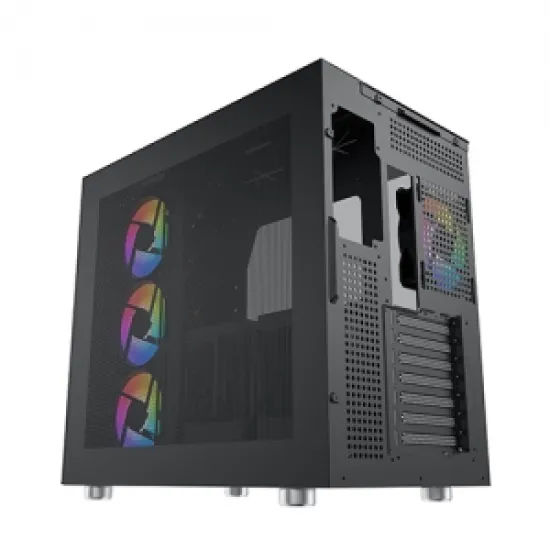 XIGMATEK AQUA Ultra Air Super Tower Case 7 Fan ARGB Black