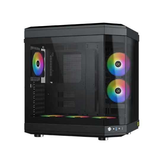 XIGMATEK CUBI ARGB Super Tower Case 6 Fan ARGB Black