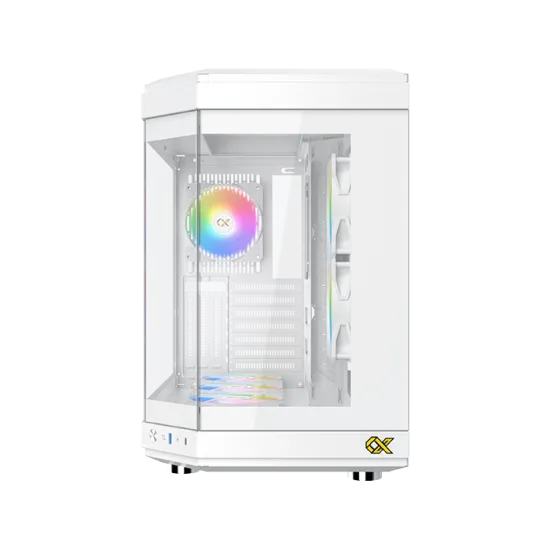 XIGMATEK CUBI Arctic ARGB Super Tower Case 6 Fan ARGB Black	