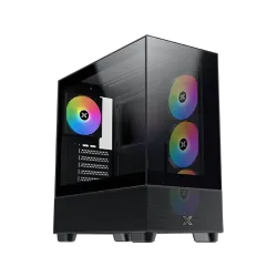 XIGMATEK Endorphin AIR V2 Mid Tower Case 4 Fan ARGB Black