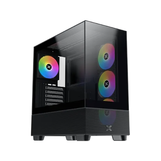 XIGMATEK Endorphin AIR V2 Mid Tower Case 4 Fan ARGB Black
