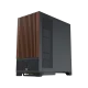 XIGMATEK Endorphin WD Wood ARGB Mid Tower Case 4 Fan ARGB Black