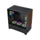 XIGMATEK Endorphin WD Wood ARGB Mid Tower Case 4 Fan ARGB Black