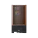 XIGMATEK Endorphin WD Wood ARGB Mid Tower Case 4 Fan ARGB Black