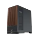 XIGMATEK Endorphin WD Wood ARGB Mid Tower Case 4 Fan ARGB Black