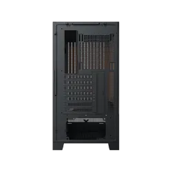 XIGMATEK Endorphin WD Wood ARGB Mid Tower Case 4 Fan ARGB Black