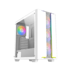 XIGMATEK Gaming Y Pro Arctic Super Tower Case 4 Fan ARGB White