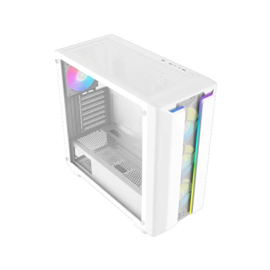 XIGMATEK Gaming Y Pro Arctic Super Tower Case 4 Fan ARGB White