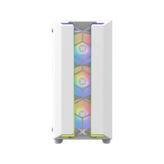 XIGMATEK Gaming Y Pro Arctic Super Tower Case 4 Fan ARGB White