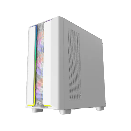XIGMATEK Gaming Y Pro Arctic Super Tower Case 4 Fan ARGB White