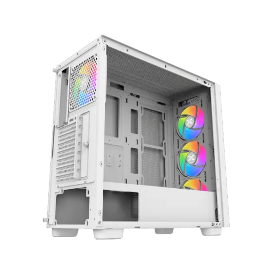 XIGMATEK Gaming Y Pro Arctic Super Tower Case 4 Fan ARGB White