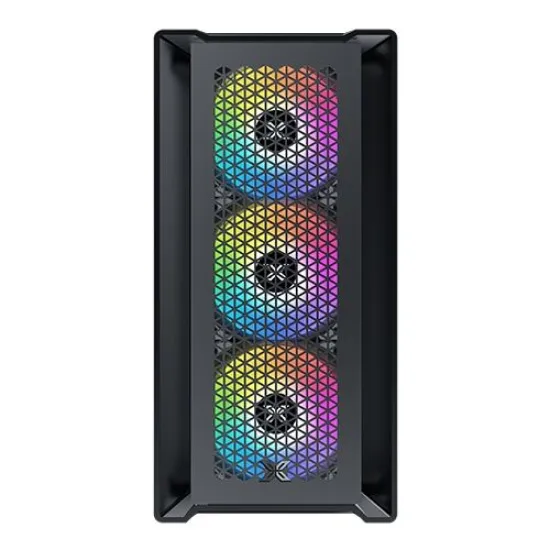 XIGMATEK LUX S MID TOWER CASE (4x120mm ARGB fan) - Black