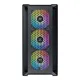 XIGMATEK LUX S MID TOWER CASE (4x120mm ARGB fan) - Black