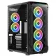 XIGMATEK Overtake Black ATX Mid-Tower Case (6x120mm RGB fan)