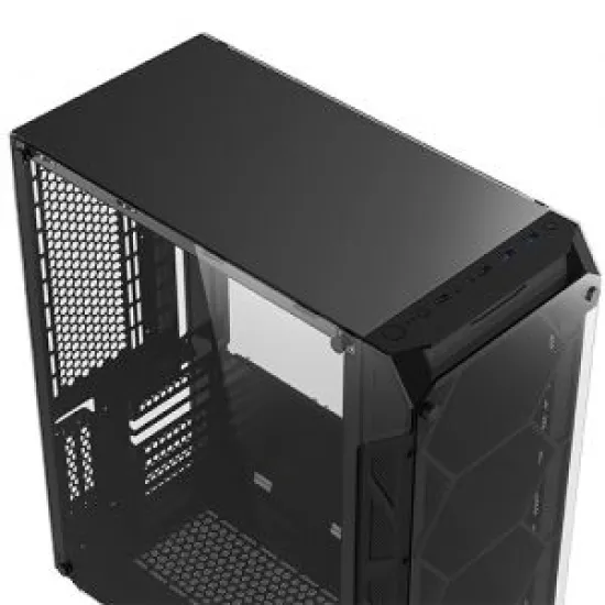 XIGMATEK Overtake Black ATX Mid-Tower Case (6x120mm RGB fan)