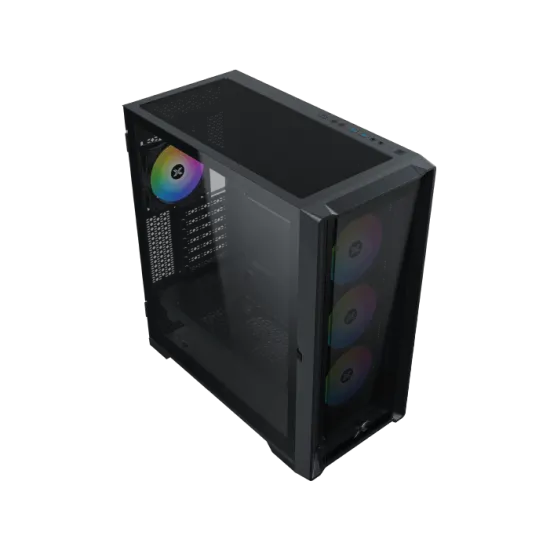 XIGMATEK ZOSER ARGB Super Tower Case 4 Fan ARGB Black