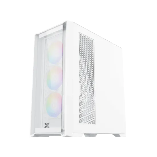 XIGMATEK ZOSER ARCTIC Super Tower Case 4 Fan ARGB White
