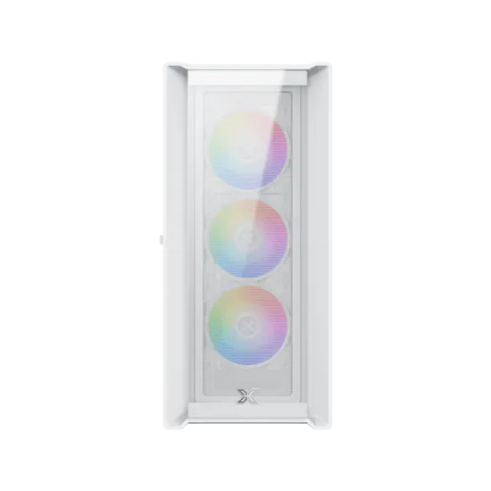 XIGMATEK ZOSER ARCTIC Super Tower Case 4 Fan ARGB White